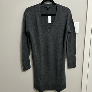 J. Crew V-Neck Long Sleeve Sweater Dress NWT
